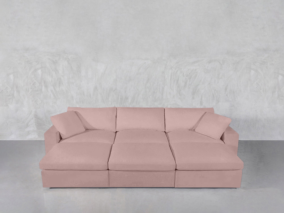 6 - Seat Modular Daybed - 7th Avenue