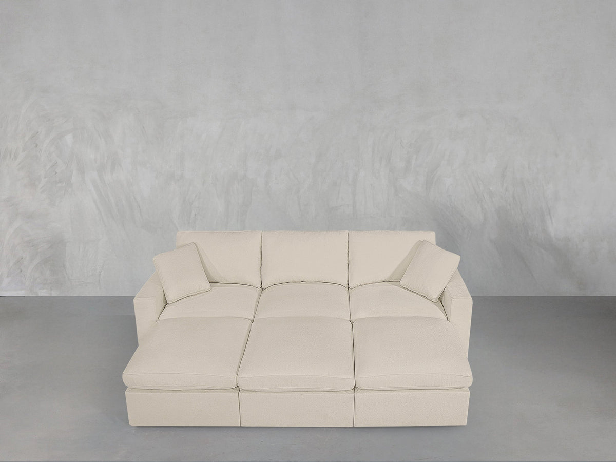6 - Seat Modular Daybed - 7th Avenue