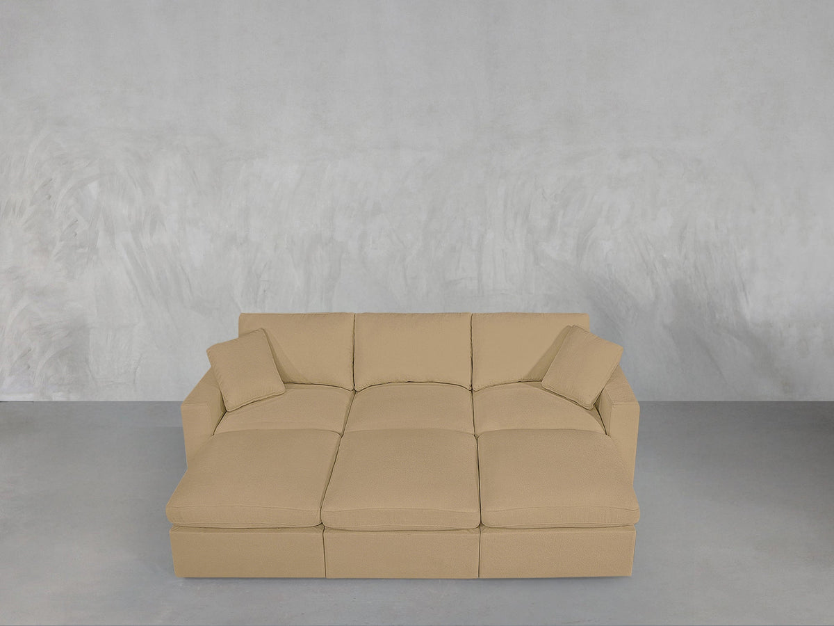 6 - Seat Modular Daybed - 7th Avenue