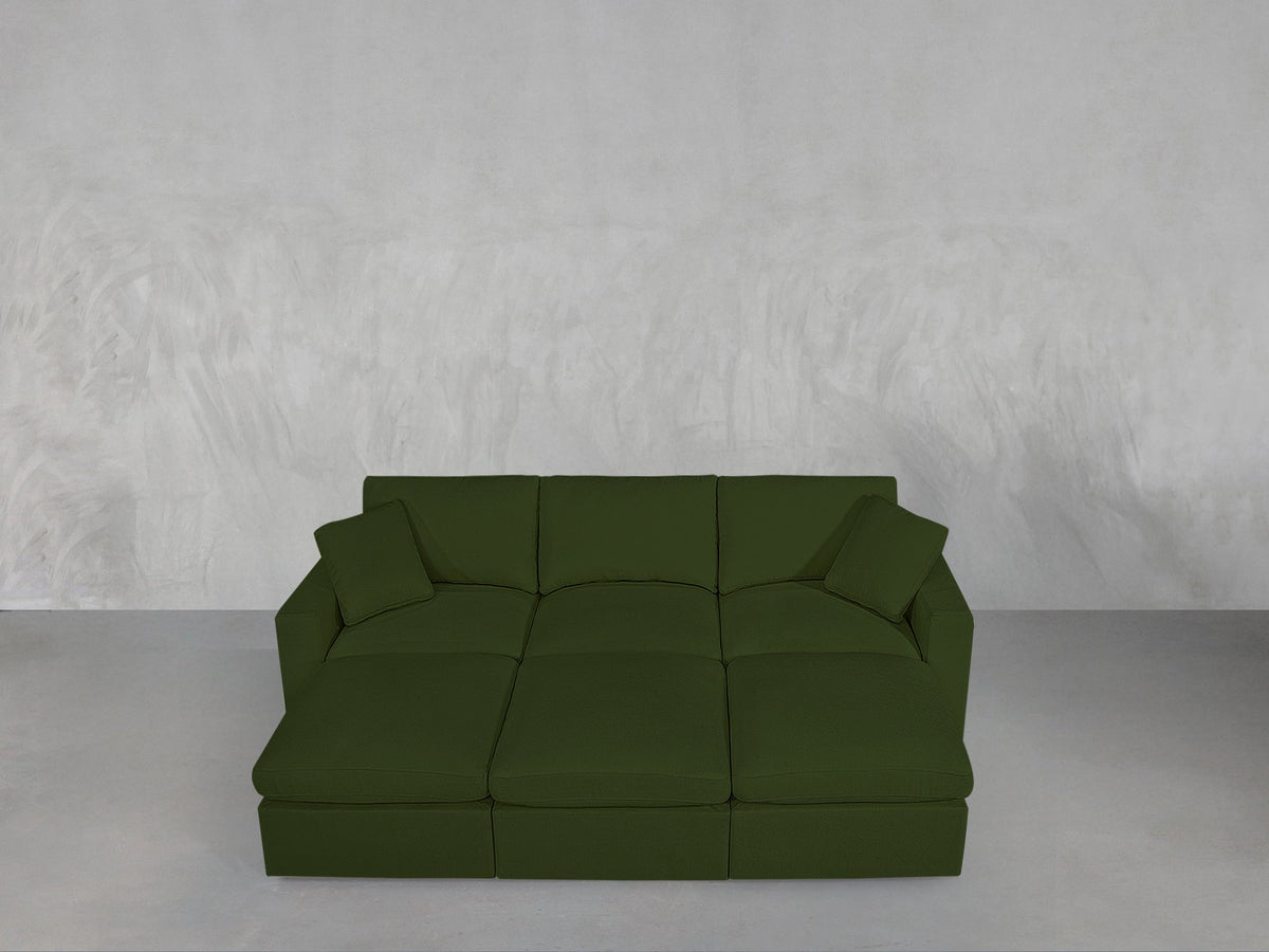 6 - Seat Modular Daybed - 7th Avenue