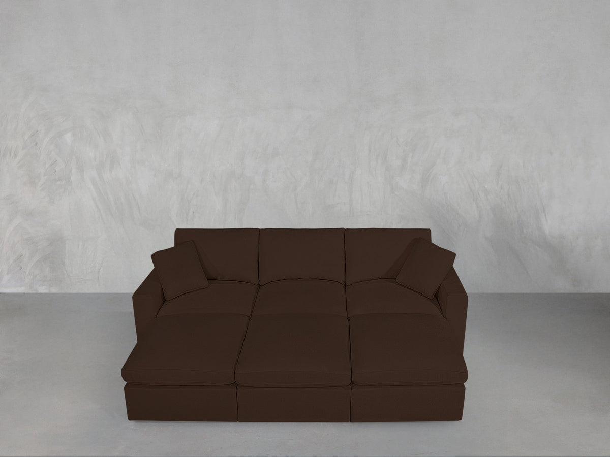 6 - Seat Modular Daybed - 7th Avenue