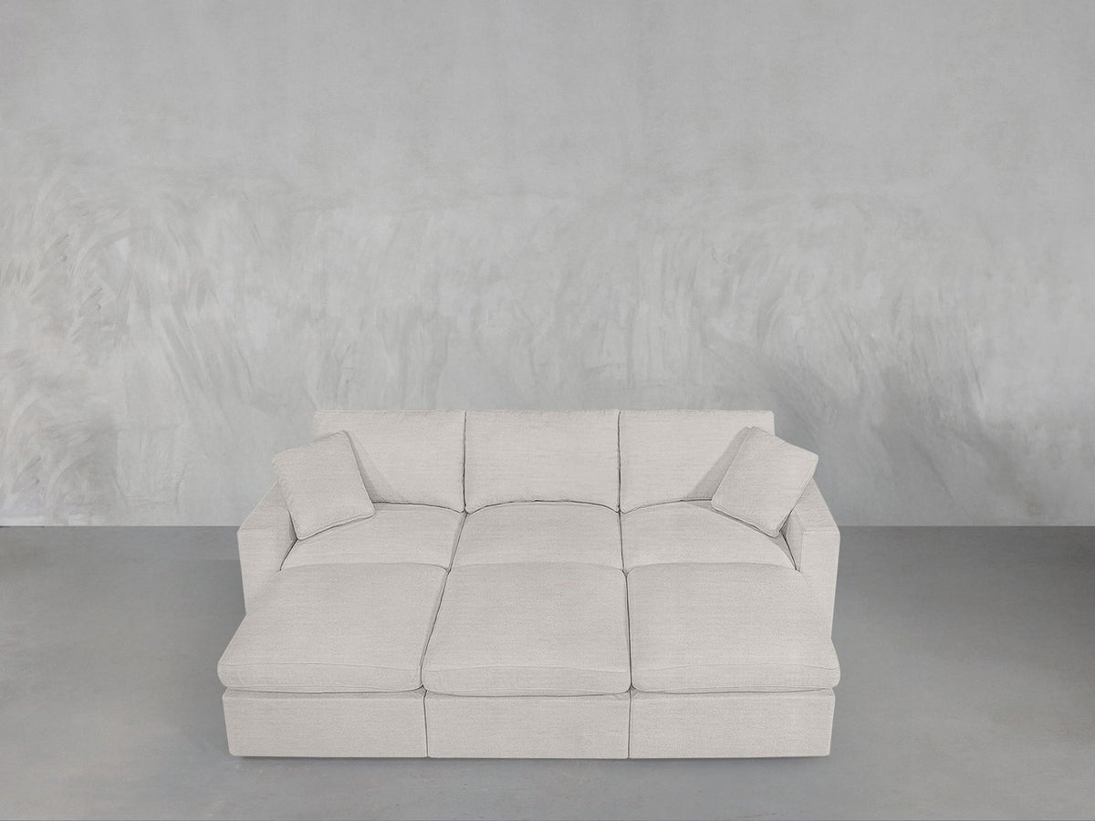 6 - Seat Modular Daybed - 7th Avenue