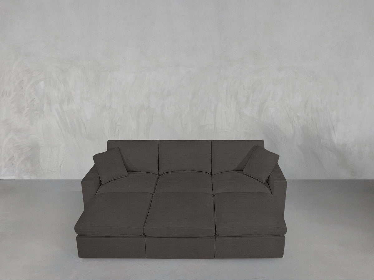 6 - Seat Modular Daybed - 7th Avenue