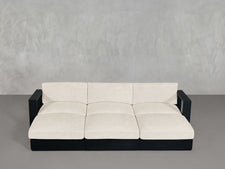 6 - Seat Modular Daybed Aluminum Outdoor - 7th Avenue