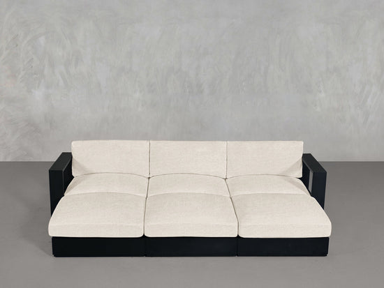 6 - Seat Modular Daybed Aluminum Outdoor - 7th Avenue