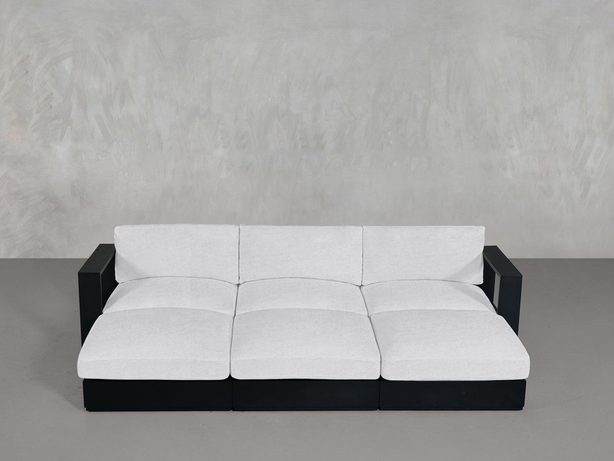 6 - Seat Modular Daybed Aluminum Outdoor - 7th Avenue
