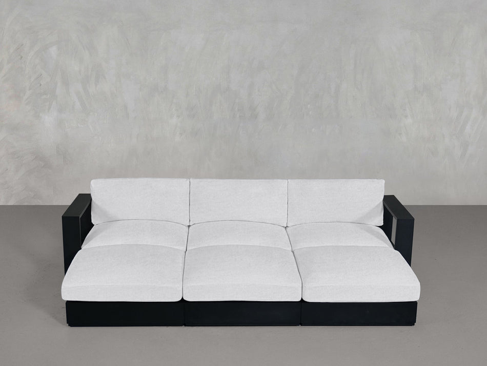 6 - Seat Modular Daybed Aluminum Outdoor - 7th Avenue