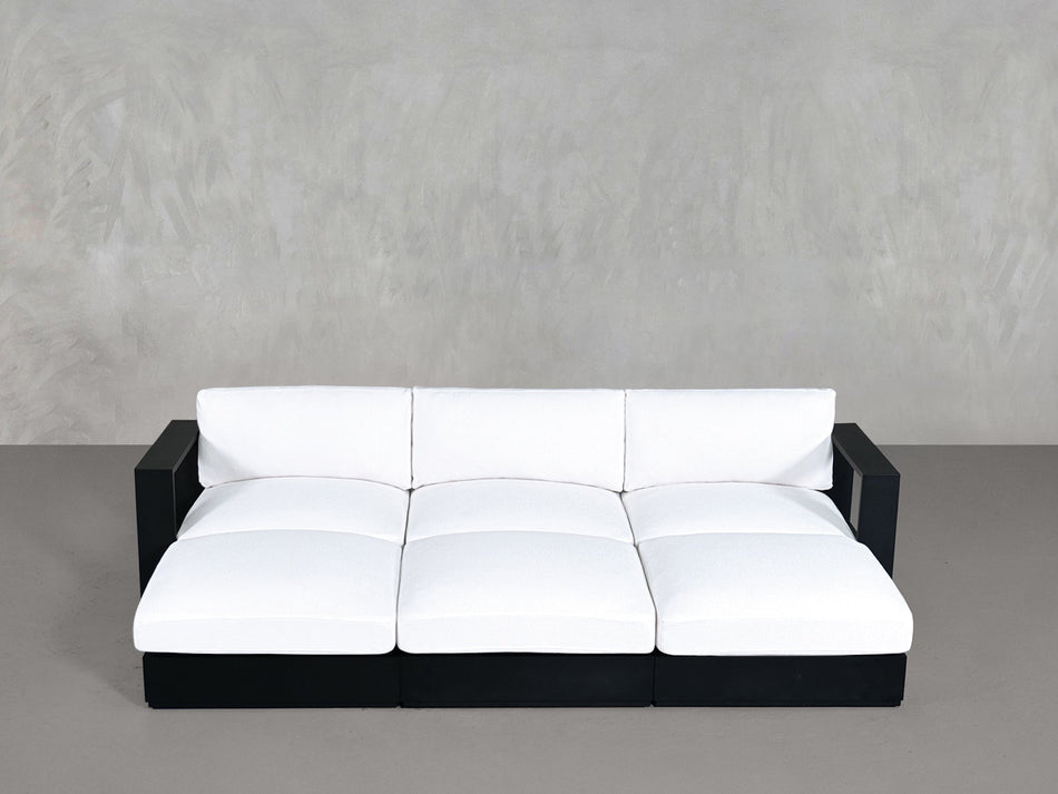 6 - Seat Modular Daybed Aluminum Outdoor - 7th Avenue