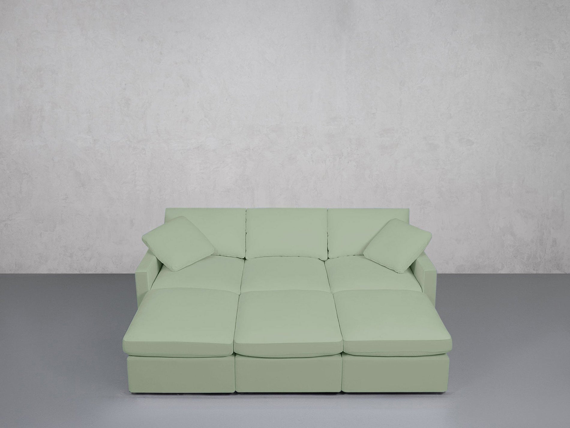 6-Seat Modular Daybed (Thin Arms) - 7th Avenue