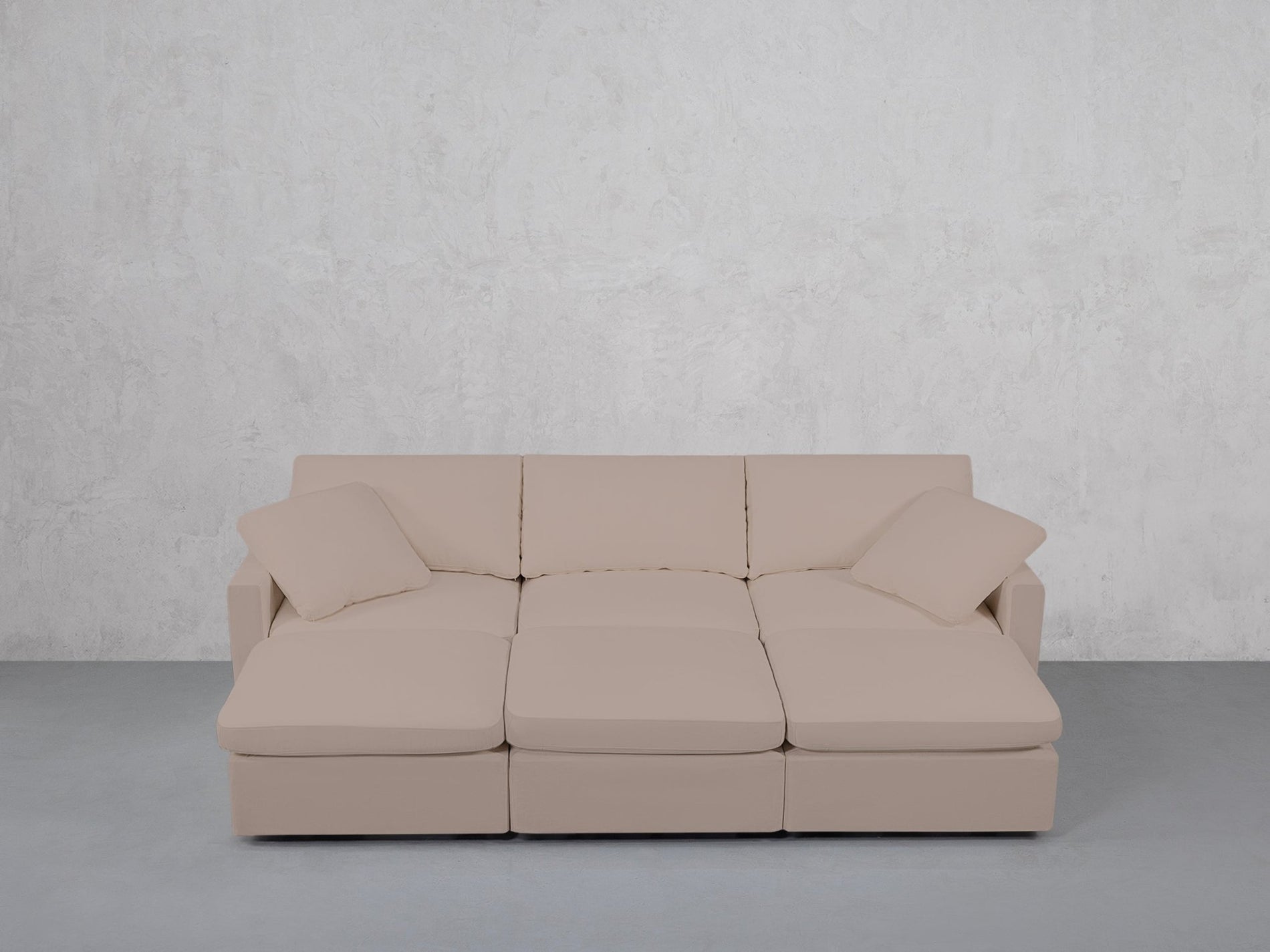 6-Seat Modular Daybed (Thin Arms) - 7th Avenue