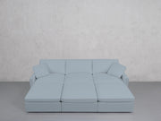 6-Seat Modular Daybed (Thin Arms) - 7th Avenue