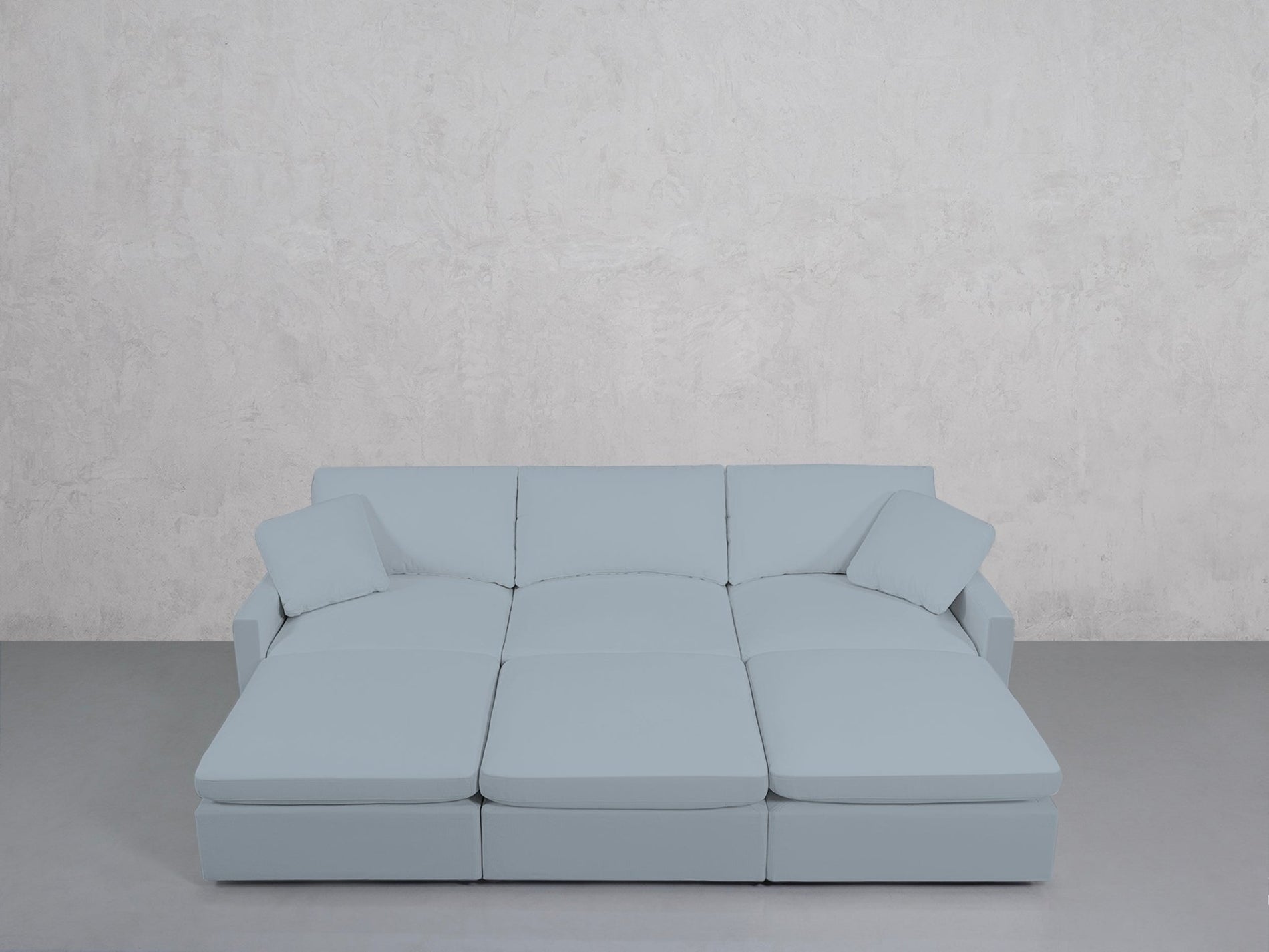6-Seat Modular Daybed (Thin Arms) - 7th Avenue