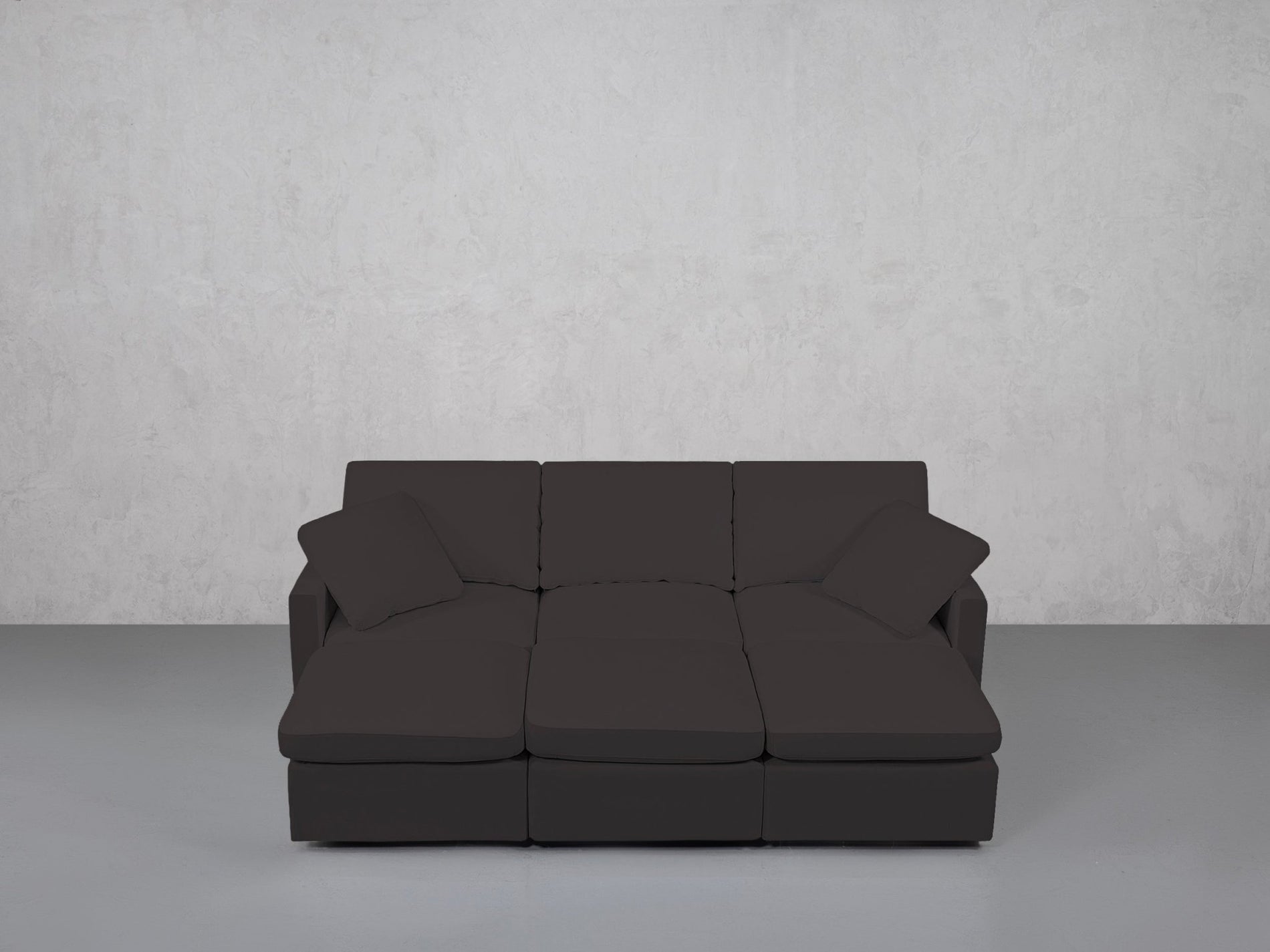 6-Seat Modular Daybed (Thin Arms) - 7th Avenue