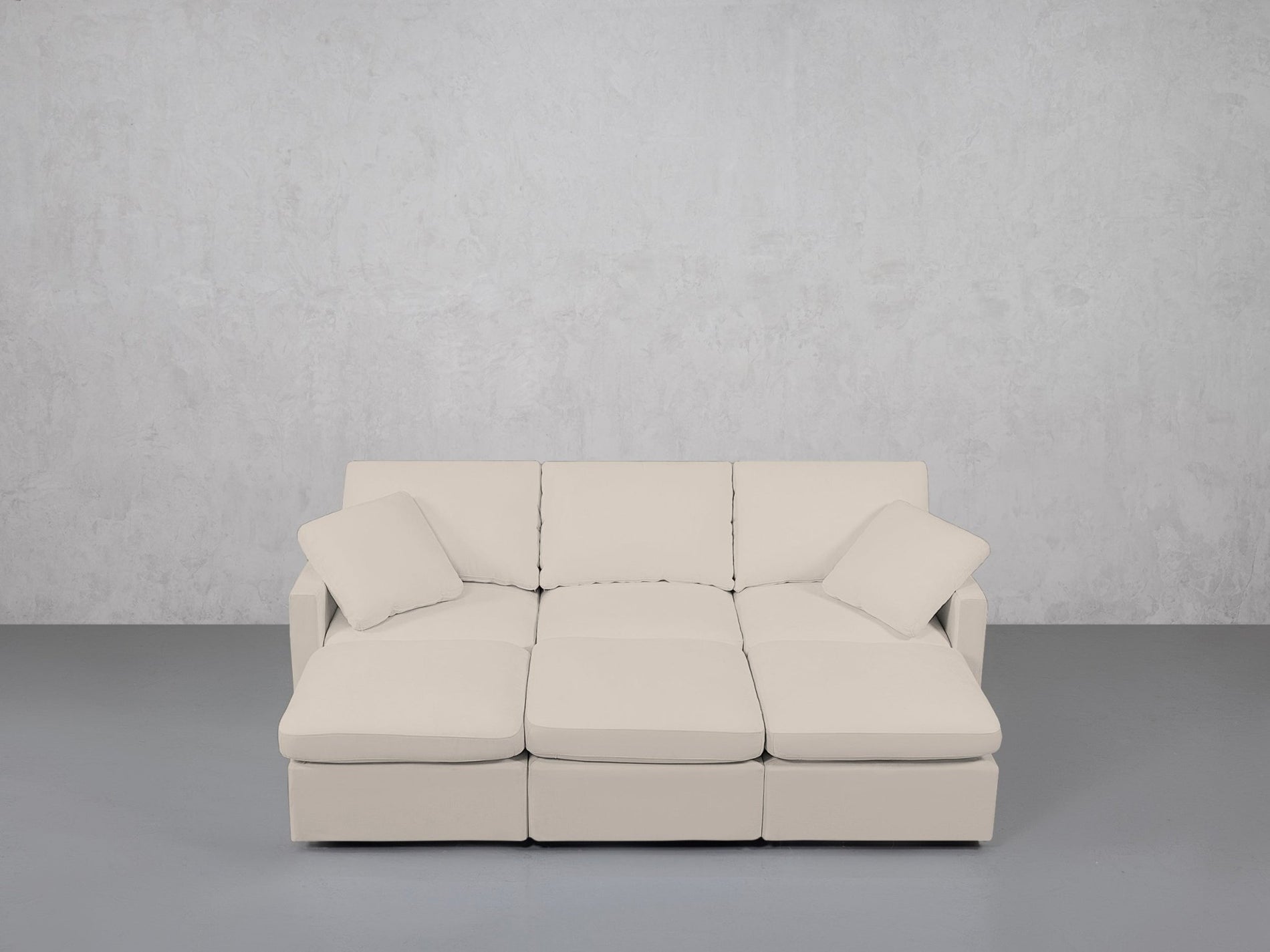 6-Seat Modular Daybed (Thin Arms) - 7th Avenue