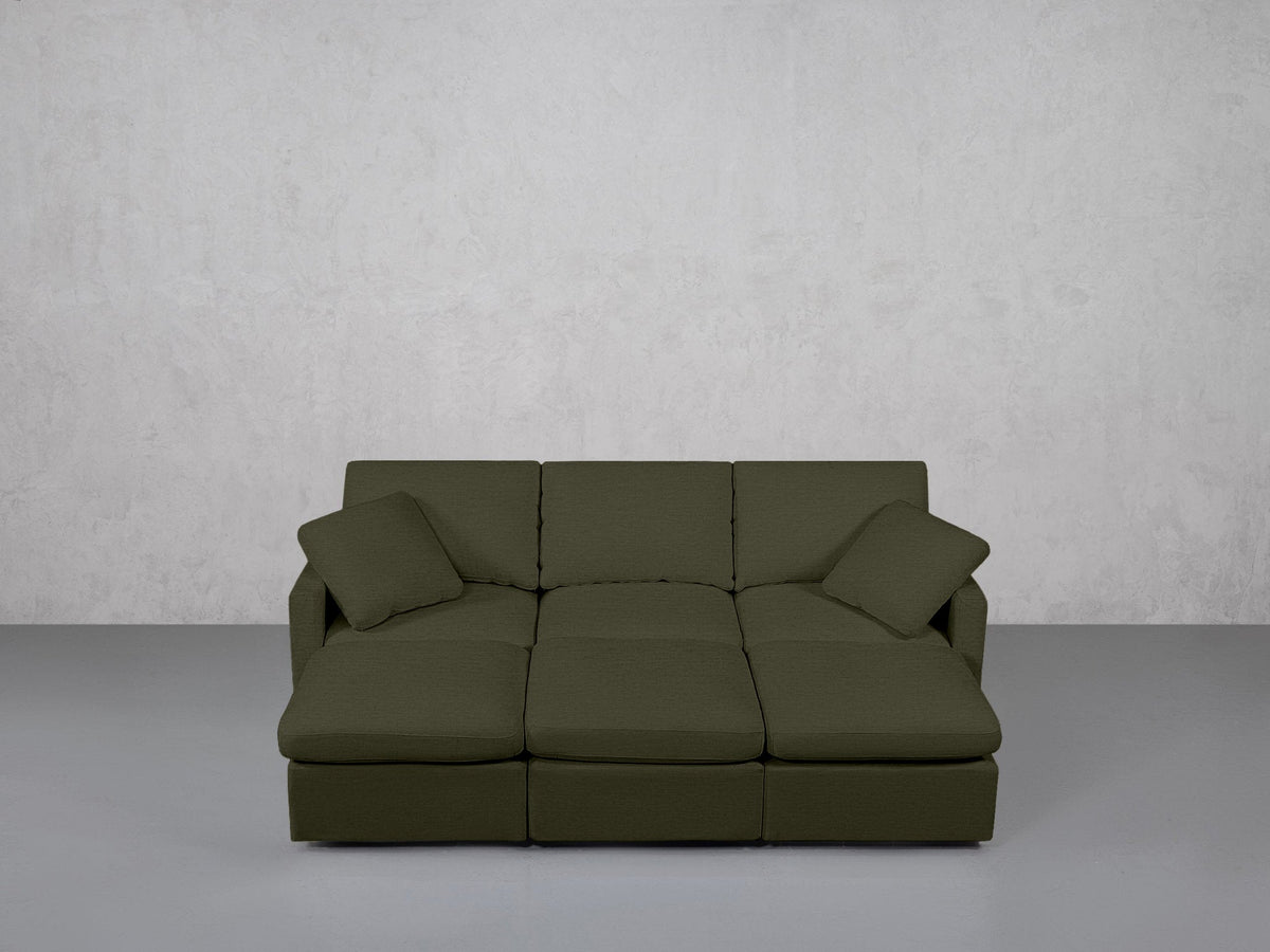 6-Seat Modular Daybed (Thin Arms) - 7th Avenue