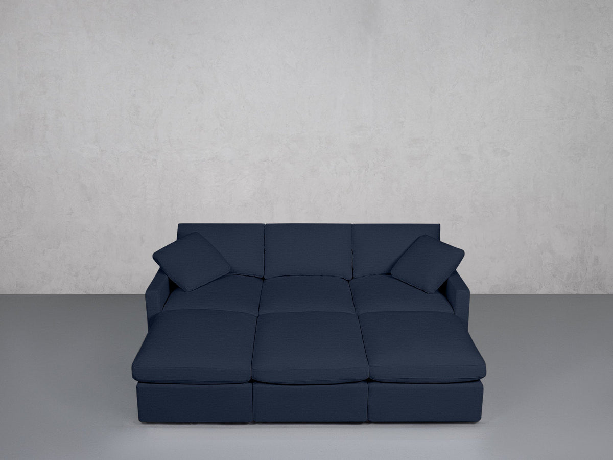 6-Seat Modular Daybed (Thin Arms) - 7th Avenue