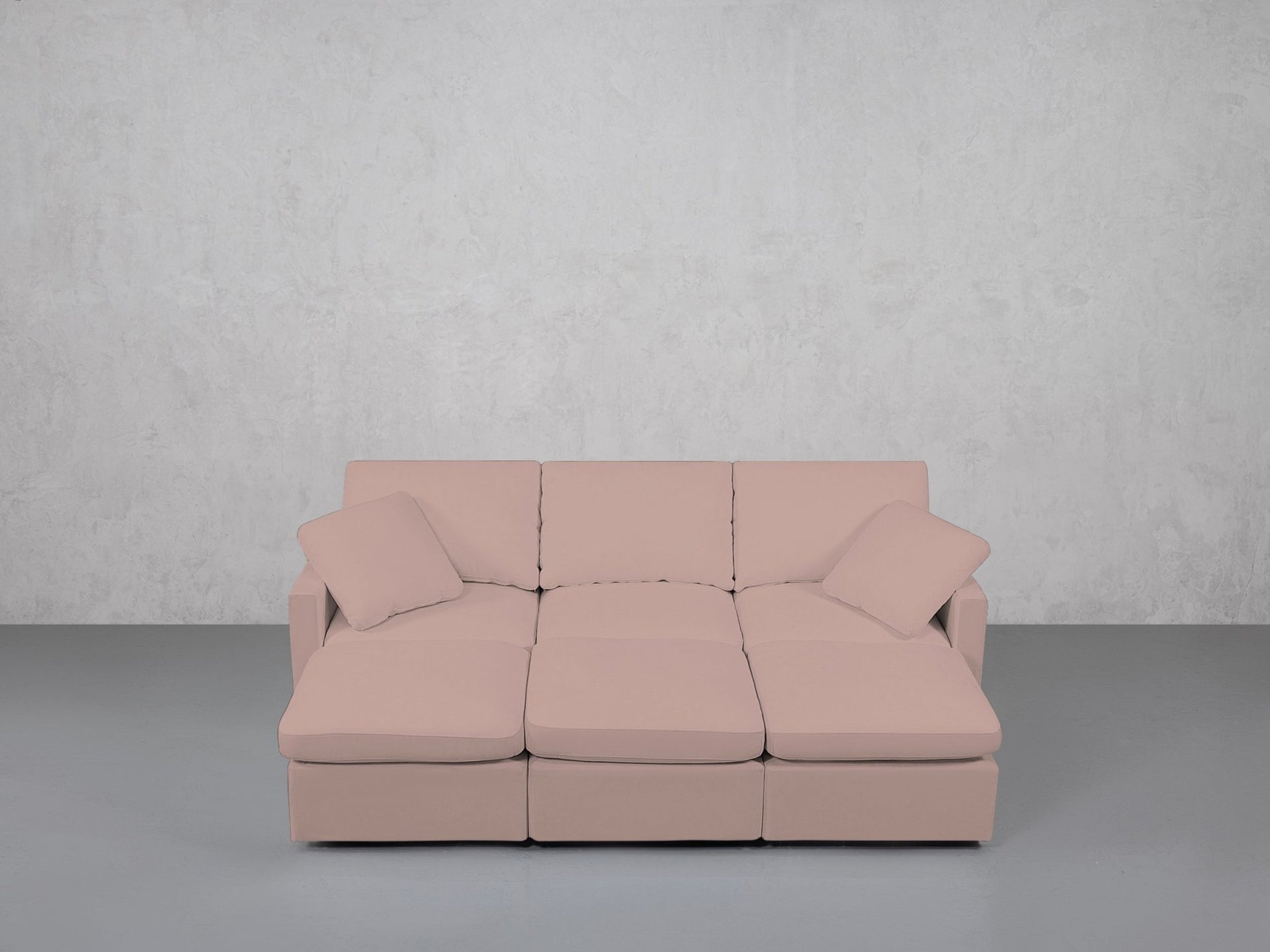6-Seat Modular Daybed (Thin Arms) - 7th Avenue