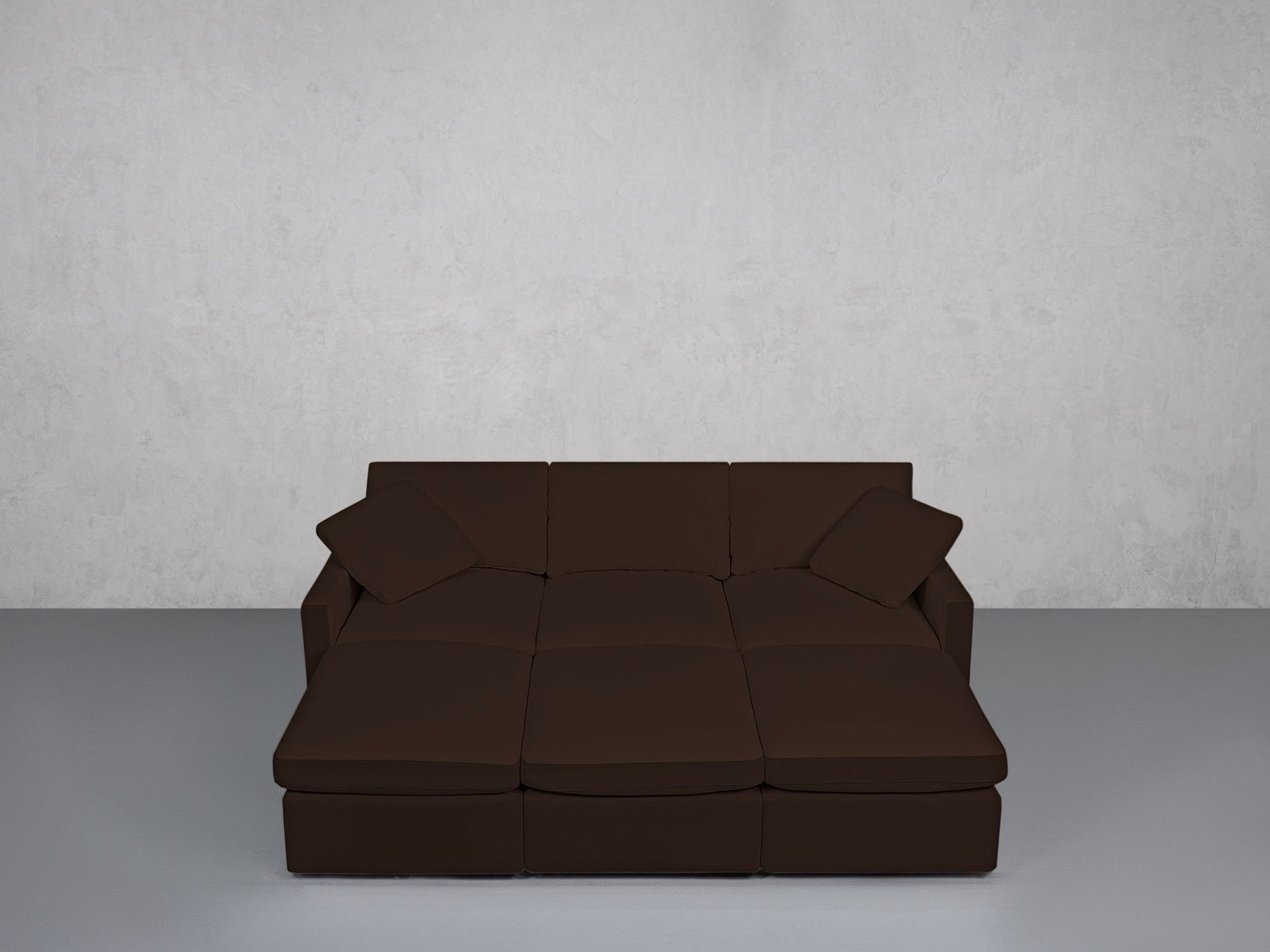 6-Seat Modular Daybed (Thin Arms) - 7th Avenue
