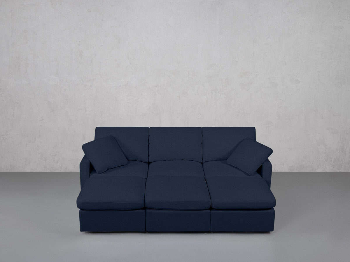 6-Seat Modular Daybed (Thin Arms) - 7th Avenue