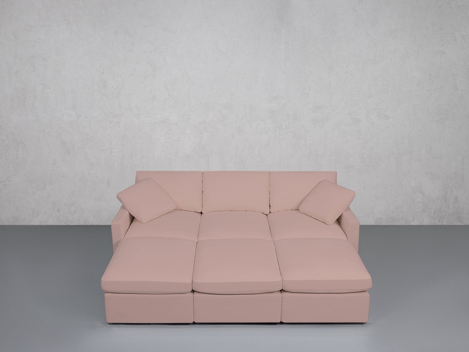 6-Seat Modular Daybed (Thin Arms) - 7th Avenue