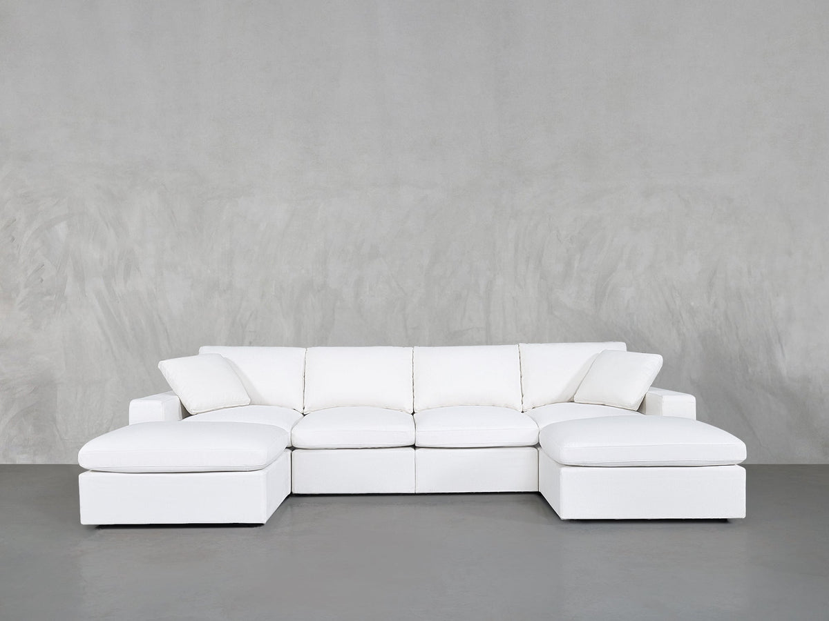 6 - Seat Modular Double Chaise Sectional - 7th Avenue