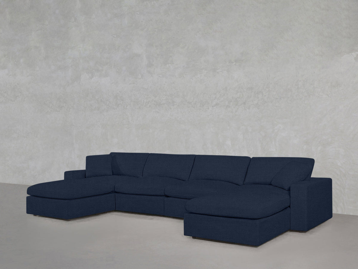6-Seat Modular Double Chaise Sectional - 7th Avenue