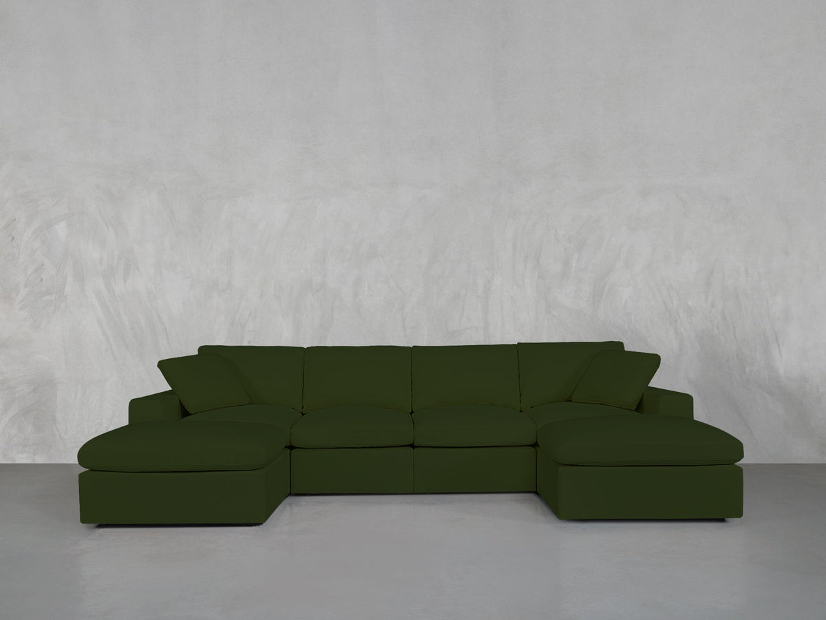 6 - Seat Modular Double Chaise Sectional - 7th Avenue