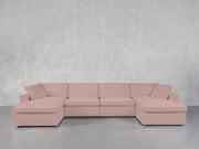 6 - Seat Modular Double Chaise Sectional - 7th Avenue