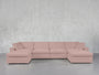 6 - Seat Modular Double Chaise Sectional - 7th Avenue