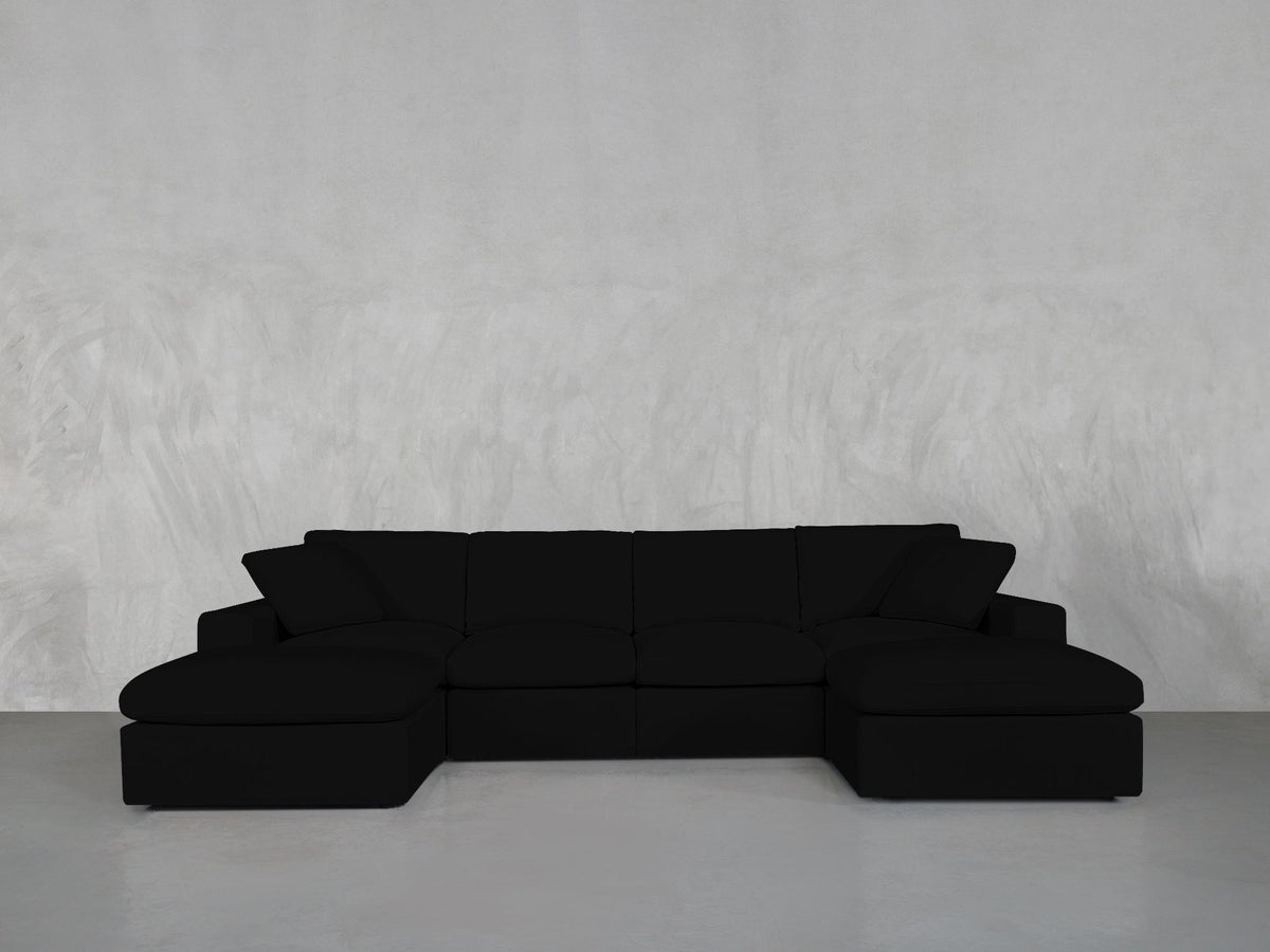 6 - Seat Modular Double Chaise Sectional - 7th Avenue