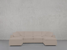 6-Seat Modular Double Chaise Sectional