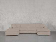 6-Seat Modular Double Chaise Sectional