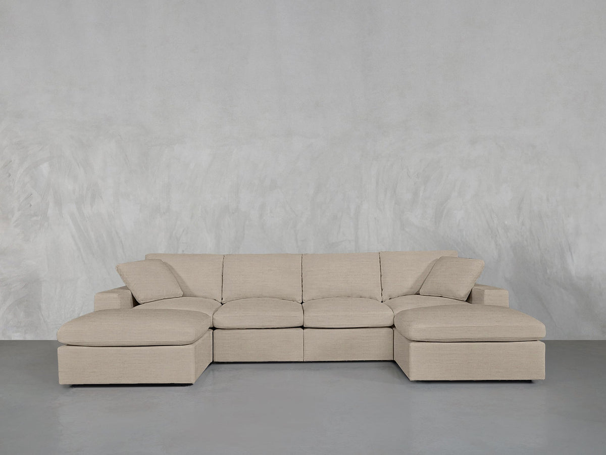 6-Seat Modular Double Chaise Sectional - 7th Avenue
