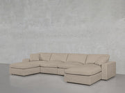6-Seat Modular Double Chaise Sectional - 7th Avenue