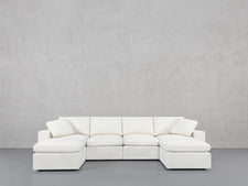 6 - Seat Modular Double Chaise Sectional - 7th Avenue