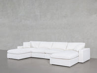 6-Seat Modular Double Chaise Sectional - 7th Avenue