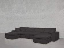 6 - Seat Modular Double Chaise Sectional - 7th Avenue