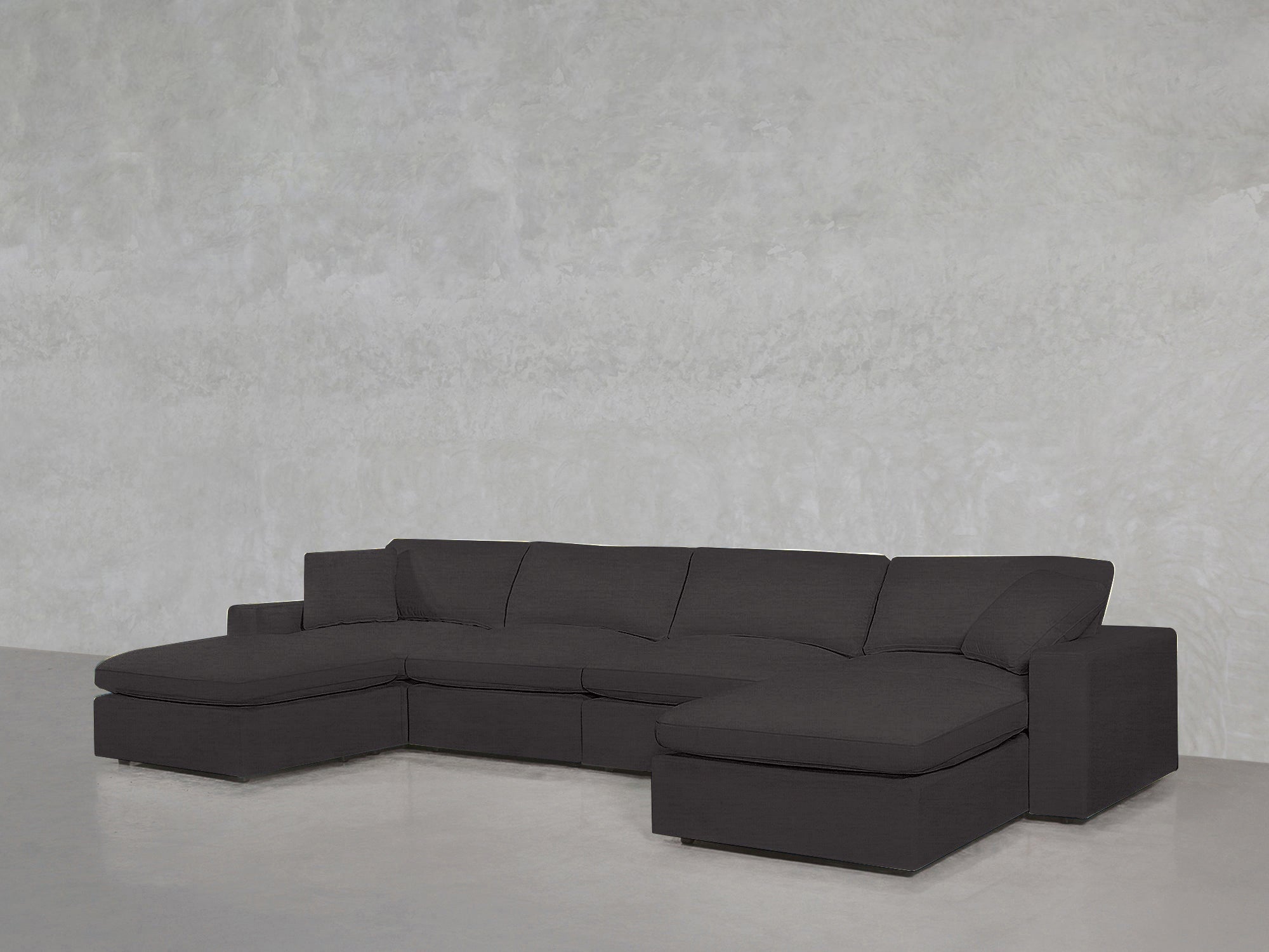6 - Seat Modular Double Chaise Sectional - 7th Avenue