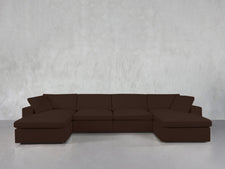 6 - Seat Modular Double Chaise Sectional - 7th Avenue