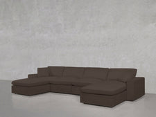 6 - Seat Modular Double Chaise Sectional - 7th Avenue