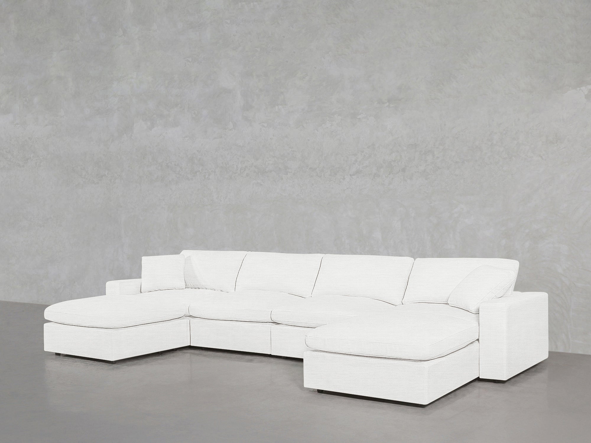 6 - Seat Modular Double Chaise Sectional - 7th Avenue