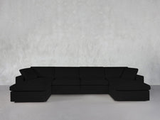 6 - Seat Modular Double Chaise Sectional - 7th Avenue