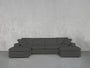 6 - Seat Modular Double Chaise Sectional - 7th Avenue