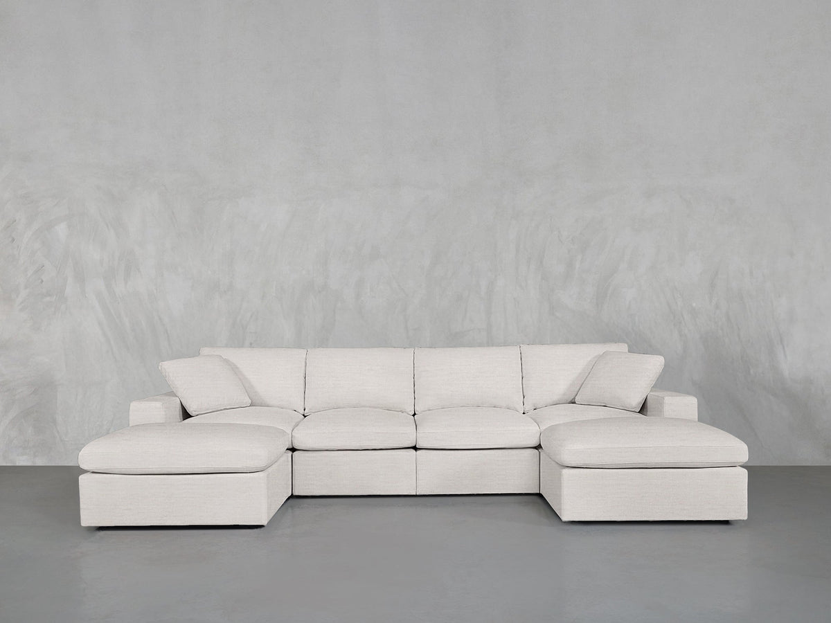 6 - Seat Modular Double Chaise Sectional - 7th Avenue