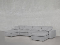 6-Seat Modular Double Chaise Sectional - 7th Avenue