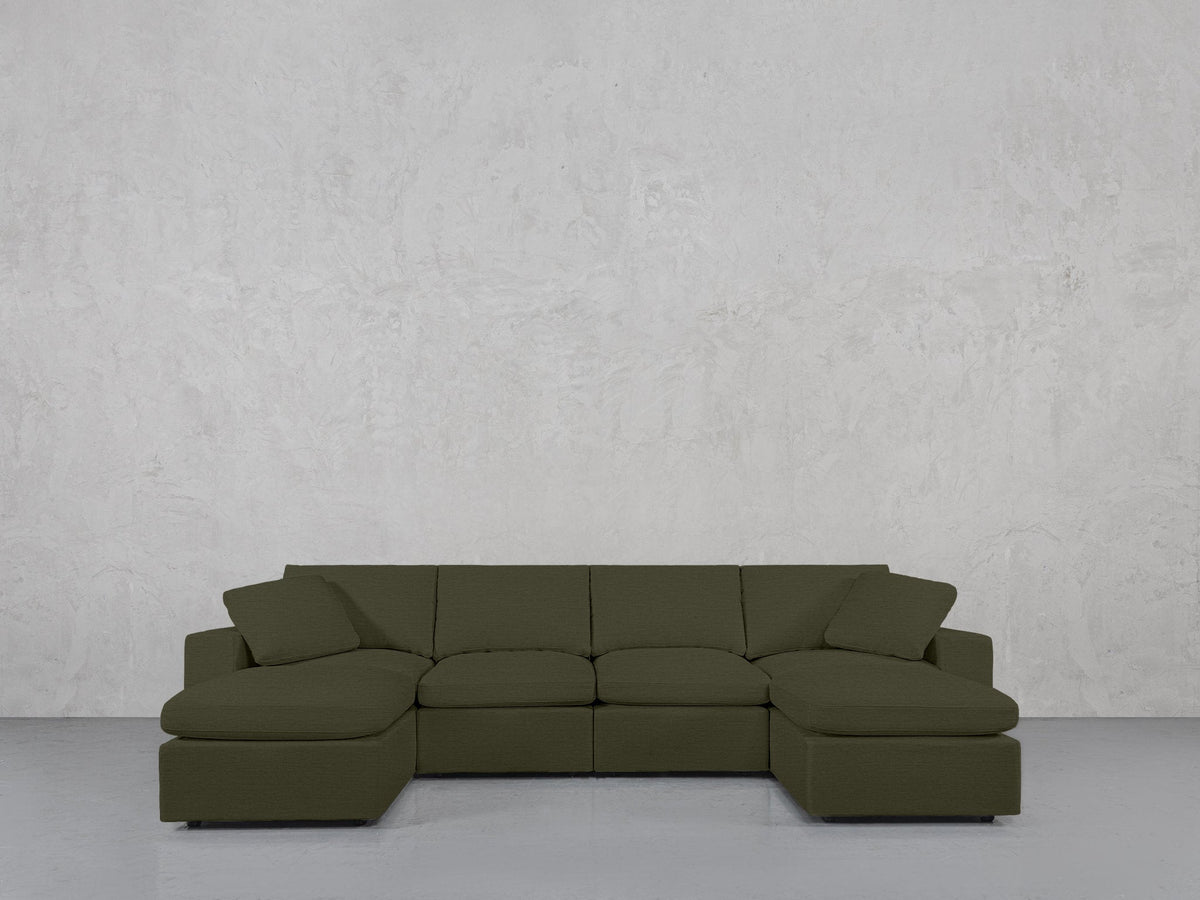 6-Seat Modular Double Chaise Sectional - 7th Avenue