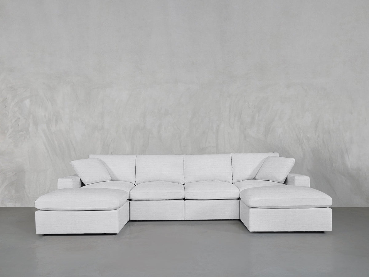 6 - Seat Modular Double Chaise Sectional - 7th Avenue