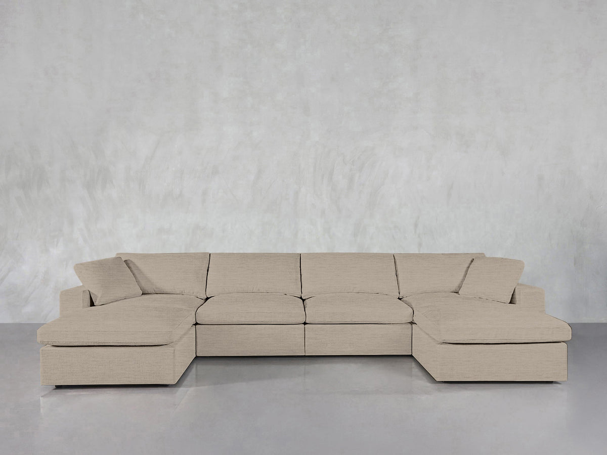 6-Seat Modular Double Chaise Sectional - 7th Avenue