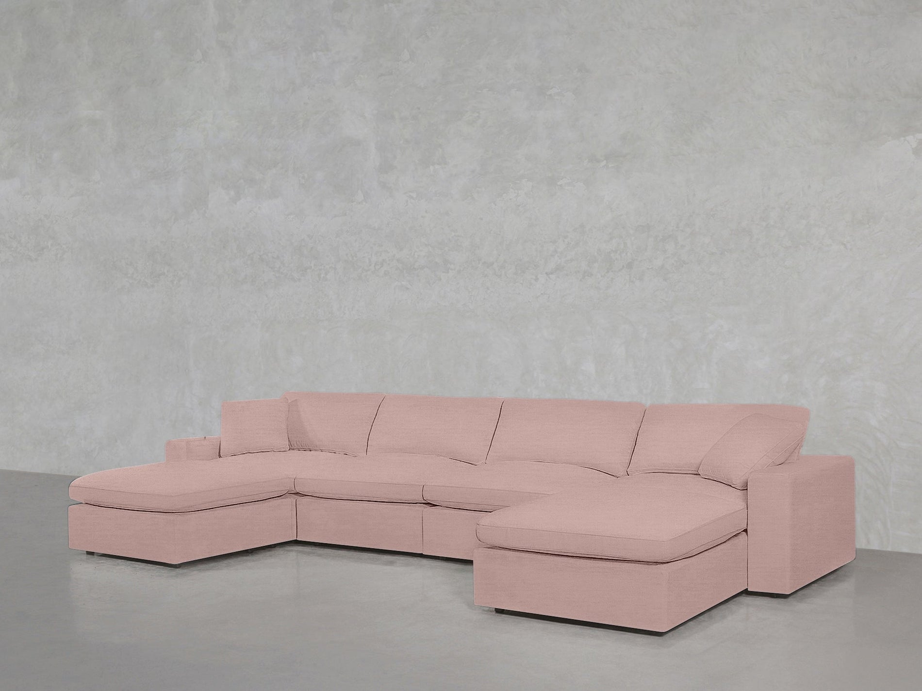 6 - Seat Modular Double Chaise Sectional - 7th Avenue