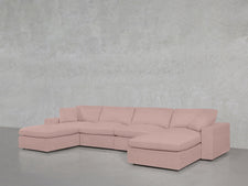 6 - Seat Modular Double Chaise Sectional - 7th Avenue